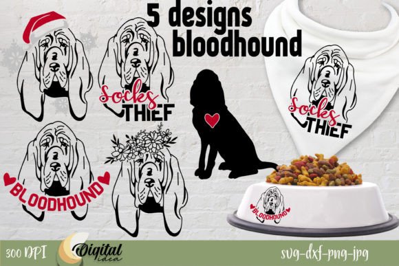 Bloodhound SVG. Dog Design SVG