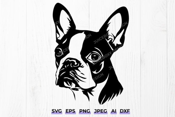 Boston Terrier Svg, Dog Face Dxf Review
