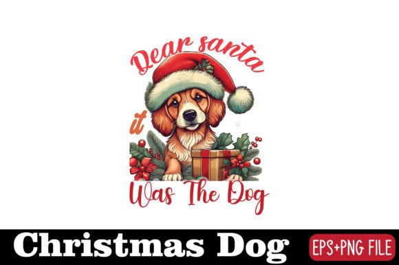 Christmas Dog, Dear Santa: A Designer's Take on This Vintage Holiday Embroi­dery Bundle