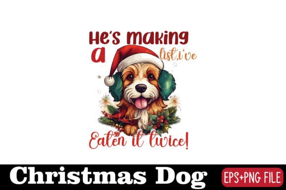 Christmas Dog Making a List Design Review
