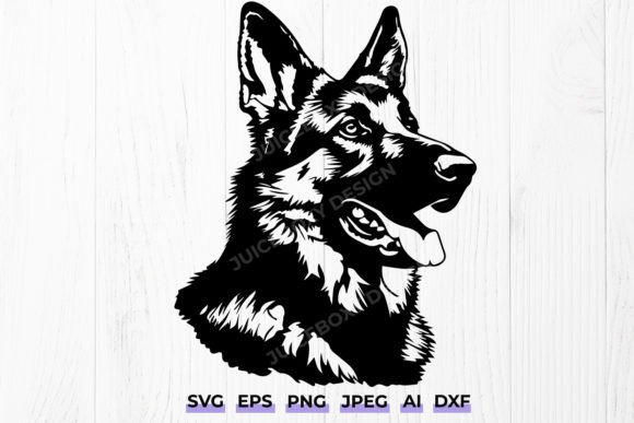 German Shepherd Dog Face SVG: An Embroidery Designer's Review