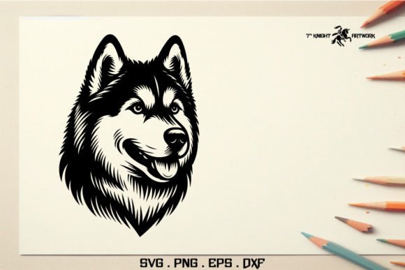 Husky Dog Head Svg Review