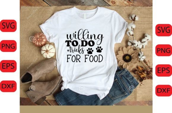 Willing to Do Tricks for Food SVG Design Review