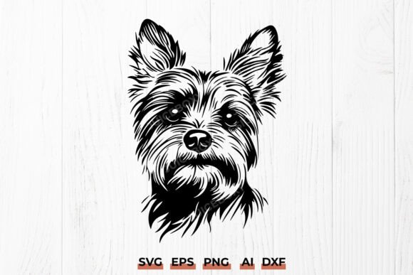 Yorkshire Terrier Face SVG – Dog Lover Review